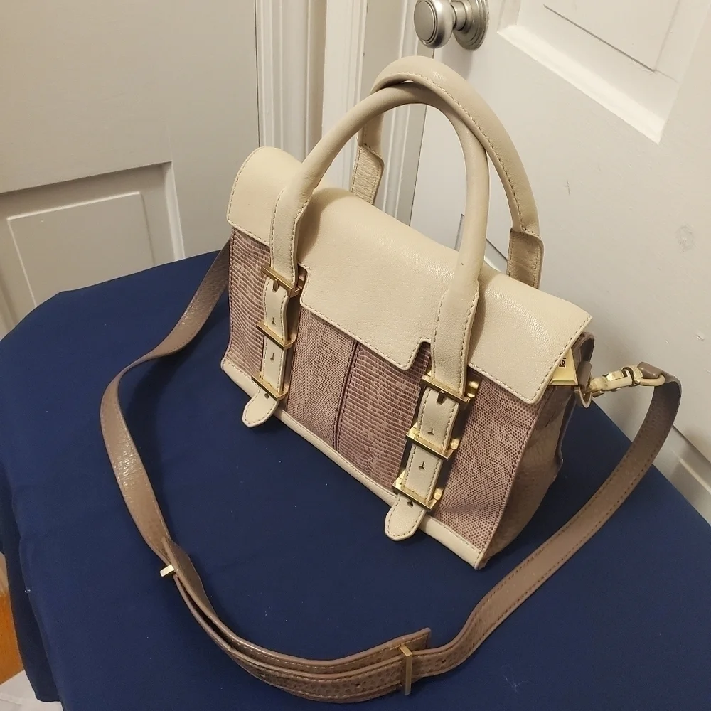 Botkier Eden Embossed Satchel/Shoulder Bag Leather Classic